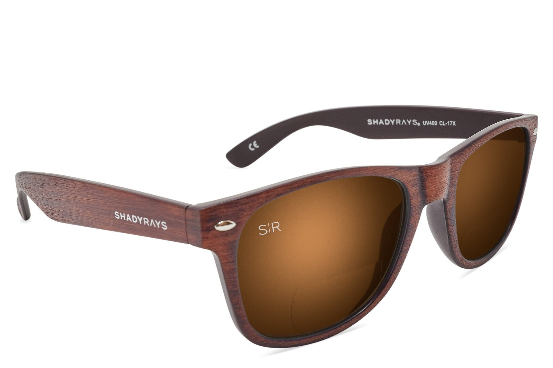 Alternative view of Classic Timber Readers +2.5   Amber Woods