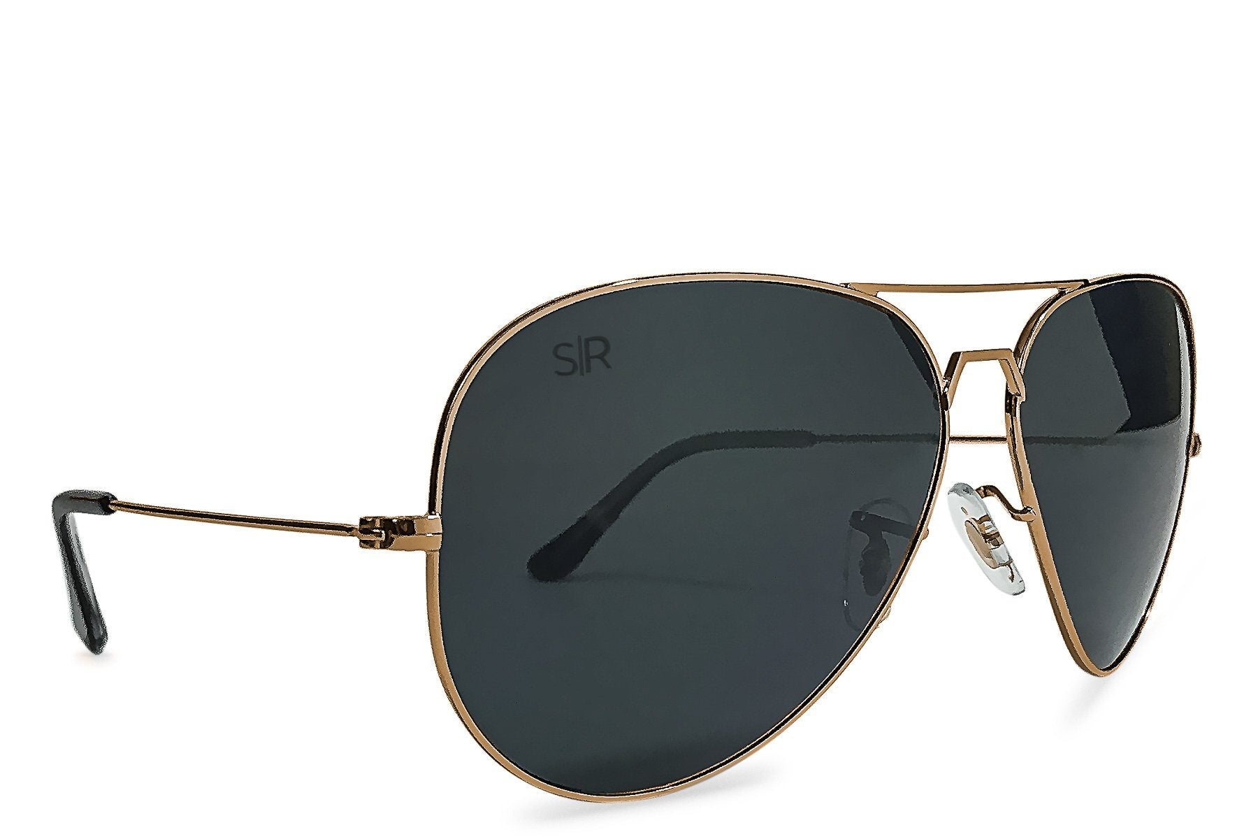 Alternative view of Aviator   Black Gold Polarized