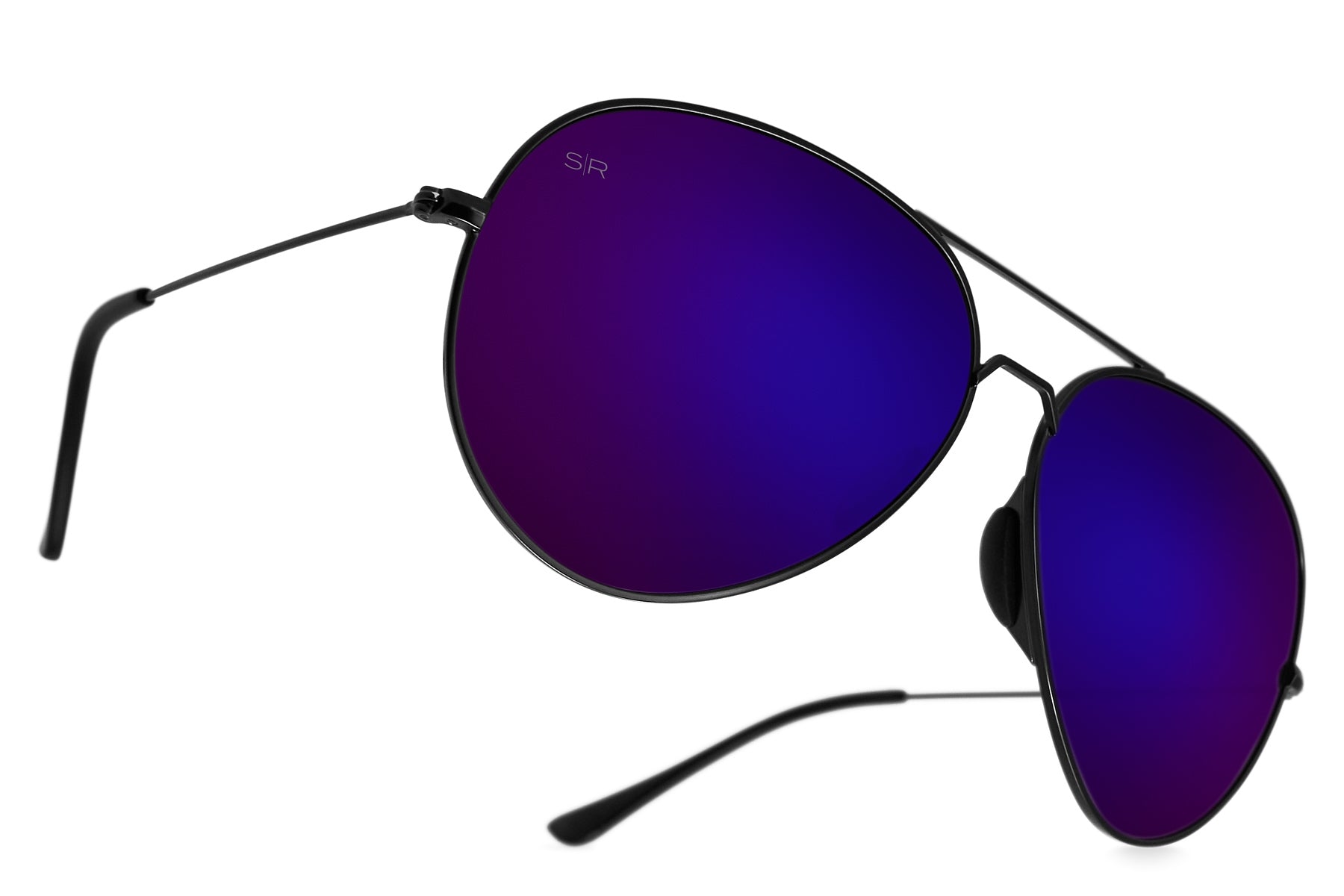 Tangle Free Aviator   Purple Polarized