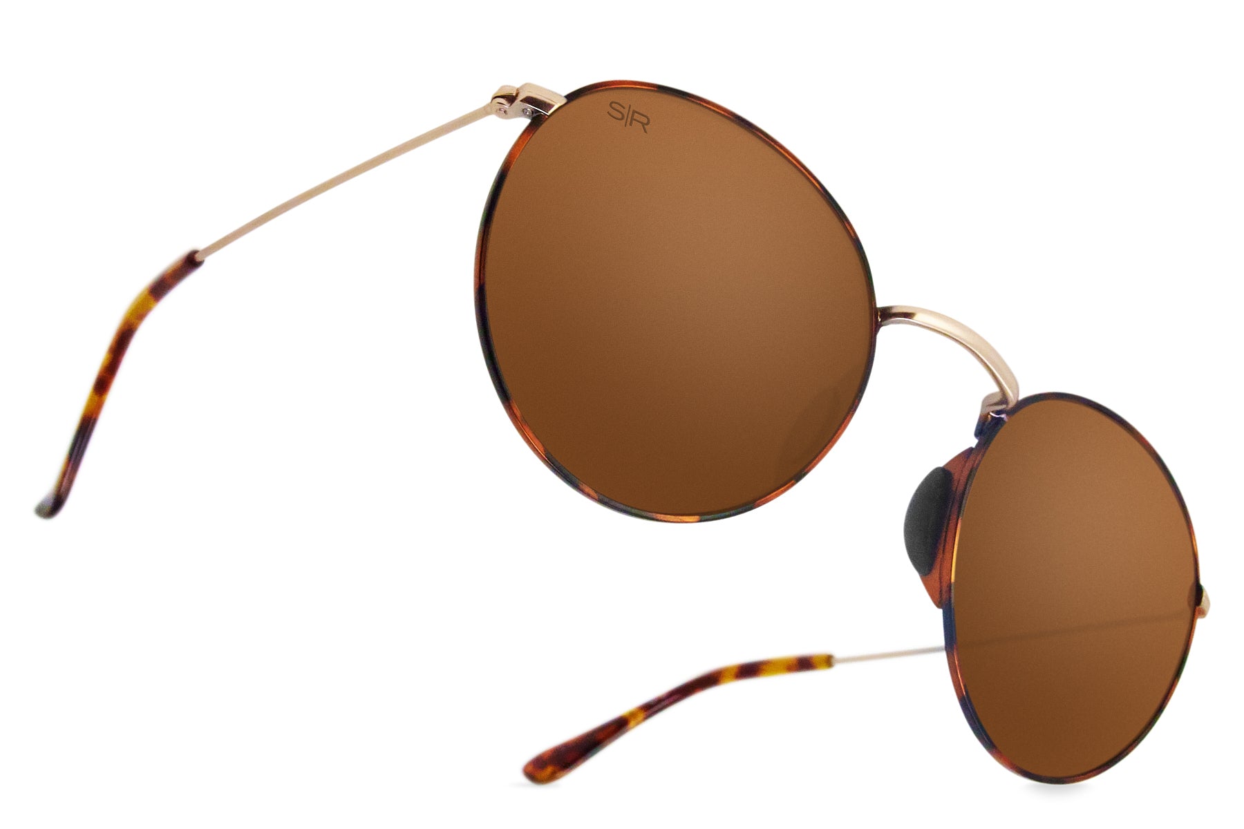 Tangle Free Aston   Amber Tortoise Polarized