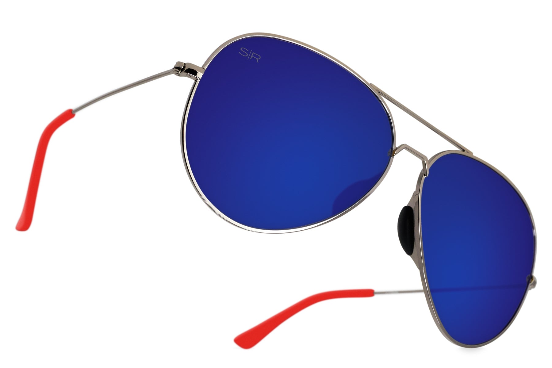 Tangle Free Aviator   Liberty Blue Polarized