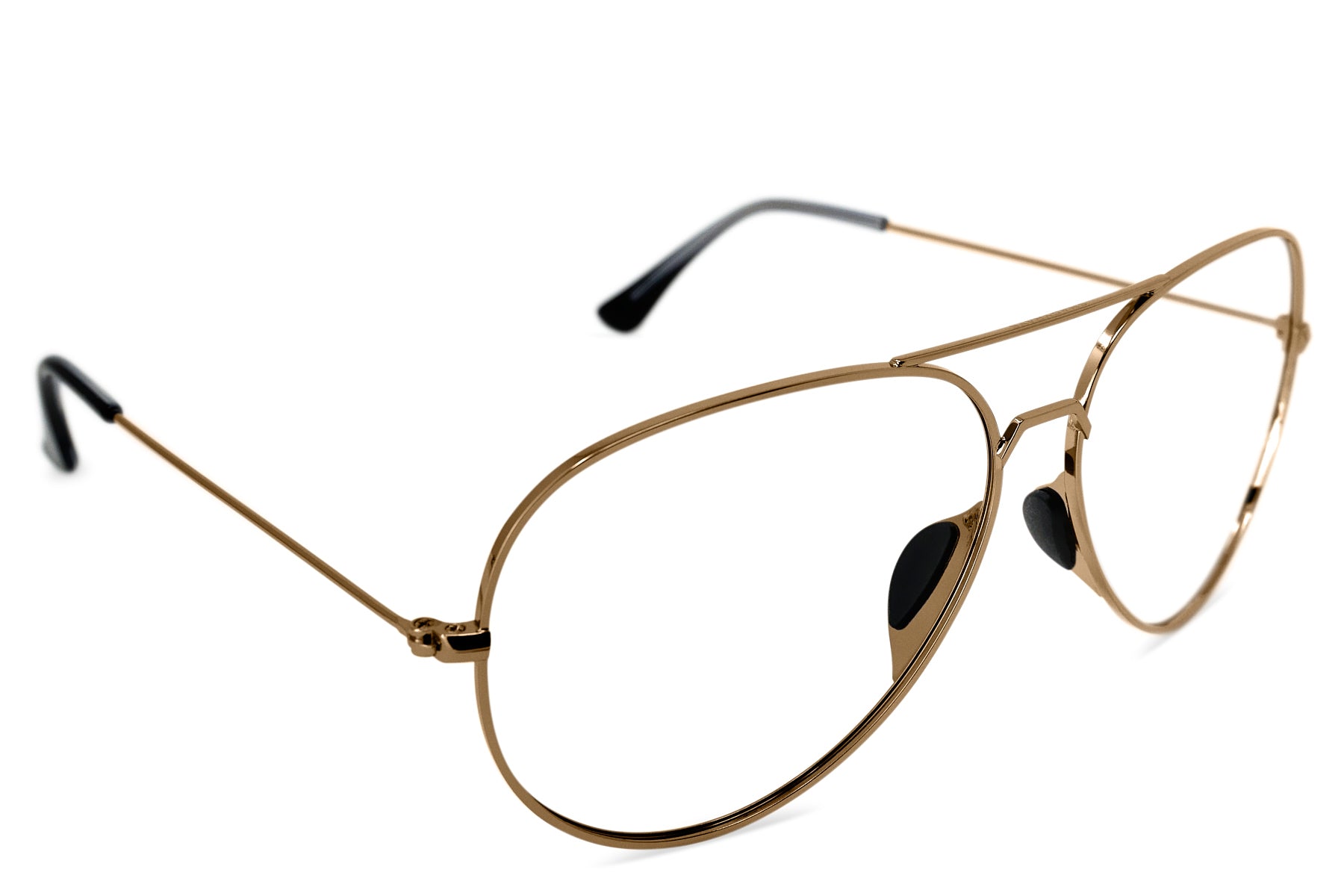 Alternative view of Tangle Free Aviator M/L Rx   Gold