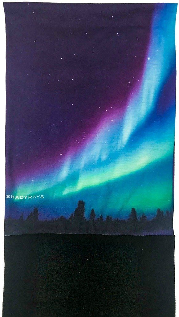 Snow Goggle Face Shield   Northern Lights