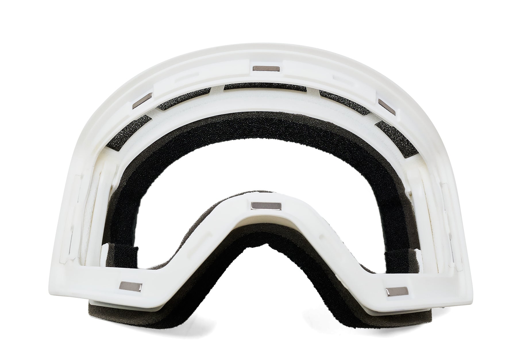 Alternative view of Frontier Snow Goggle   White Magnetic Frame + Strap (Lens Not Included)