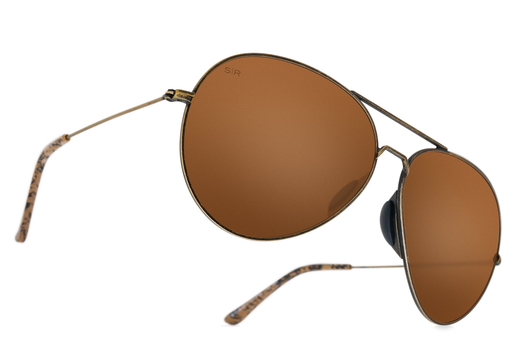 Tangle Free Aviator   Snakeskin Polarized