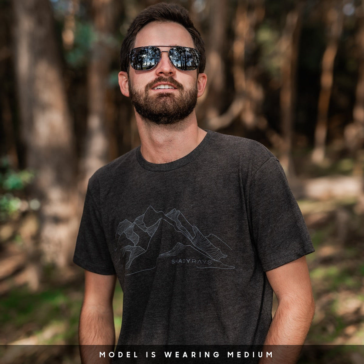 Alternative view of Graphic T Shirt   Mountainscape Slate